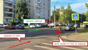 Молодую девушку сбили на пешеходном переходе в Костроме