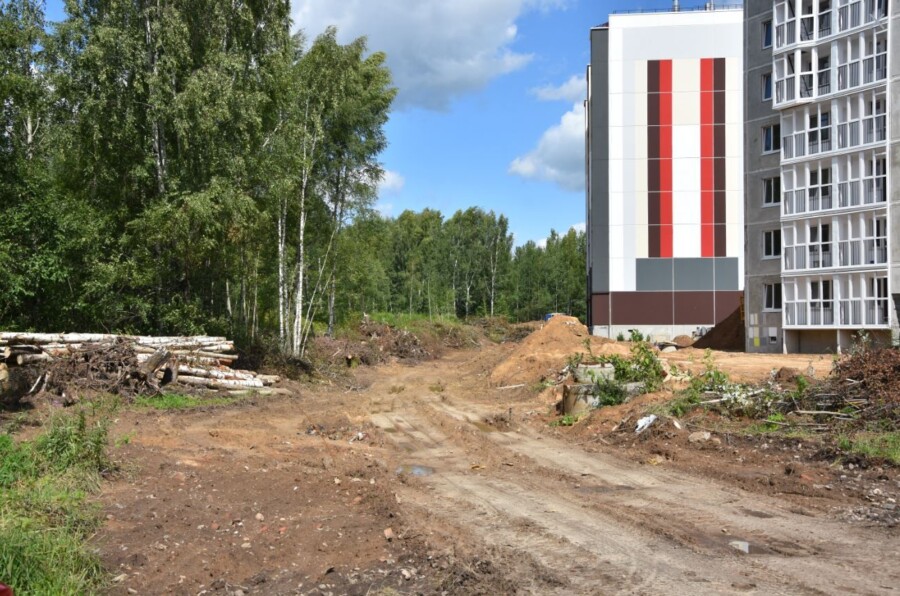 Новую дорогу начали строить в Костроме