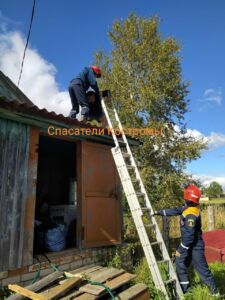 Костромич попал в ловушку на собственной крыше: спас телефон