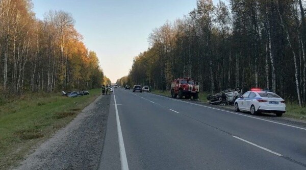 Пострадали дети: массовая авария произошла на трассе под Костромой