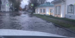 Улицы Костромы опять превратились в реки