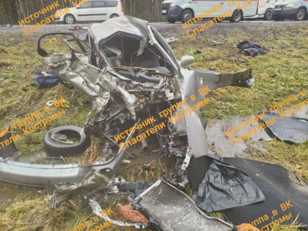Молодой водитель погиб на костромской трассе во время столкновения с фурой