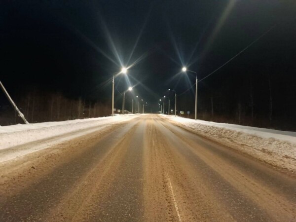 Энергетики филиала «Костромаэнерго» модернизировали наружное освещение на отдельных участках автомобильных дорог