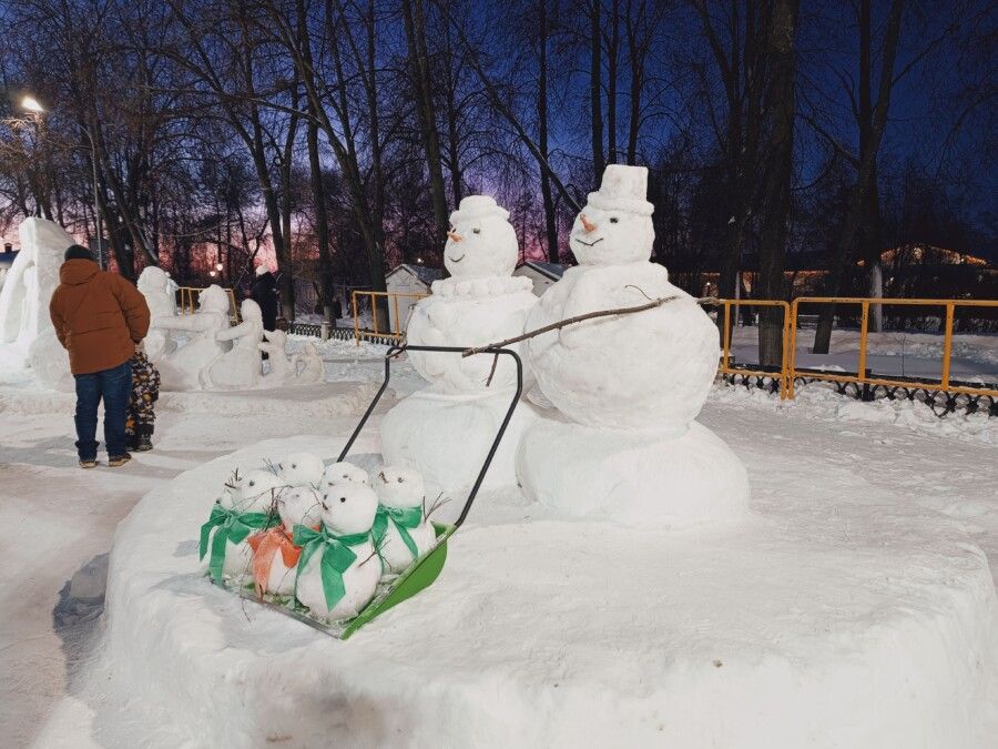 Стали известны победители фестиваля ледовых скульптур в Костроме