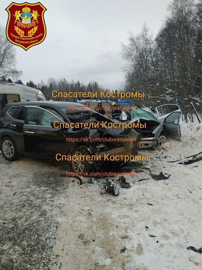 Один человек погиб и пять пострадали в страшной аварии под Костромой