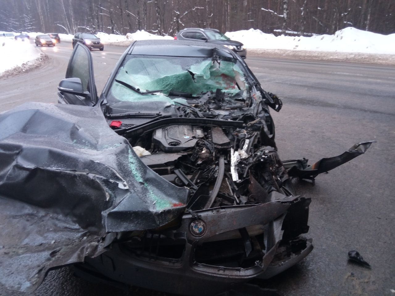 Серьезная авария с BMW произошла в Костроме