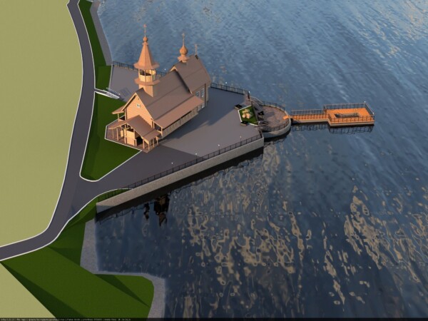 Морской храм с причалом появится на набережной в Костроме