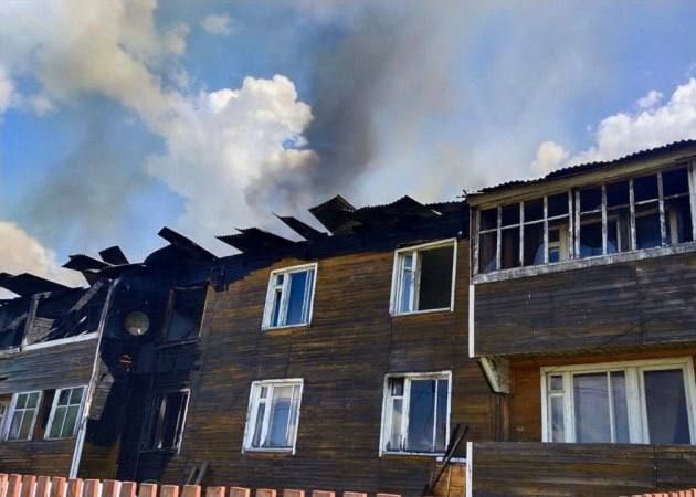 Три многодетные семьи пострадали от пожара в Костромской области