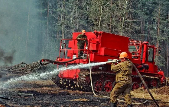 Леса продолжают гореть в Костромской области