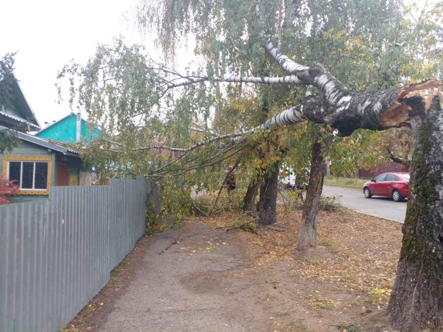 У департамента поехала крыша: ветер создал немало проблем в Костроме