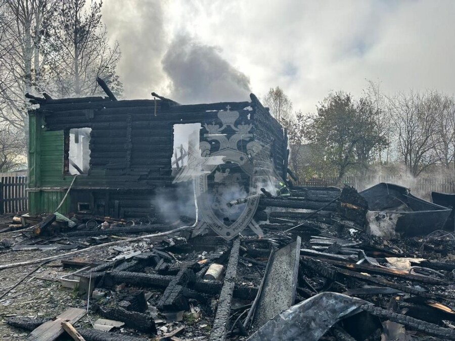 Страшный пожар в Костромской области унес жизнь мужчины