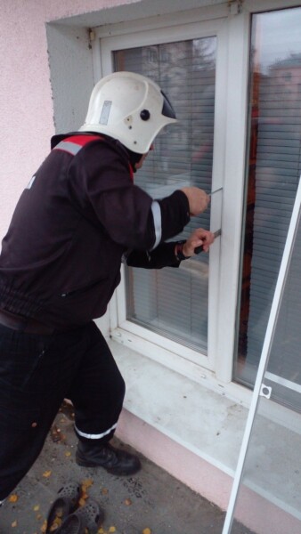 Спасатели сломали пластиковое окно ради 2-летней малышки в Костроме