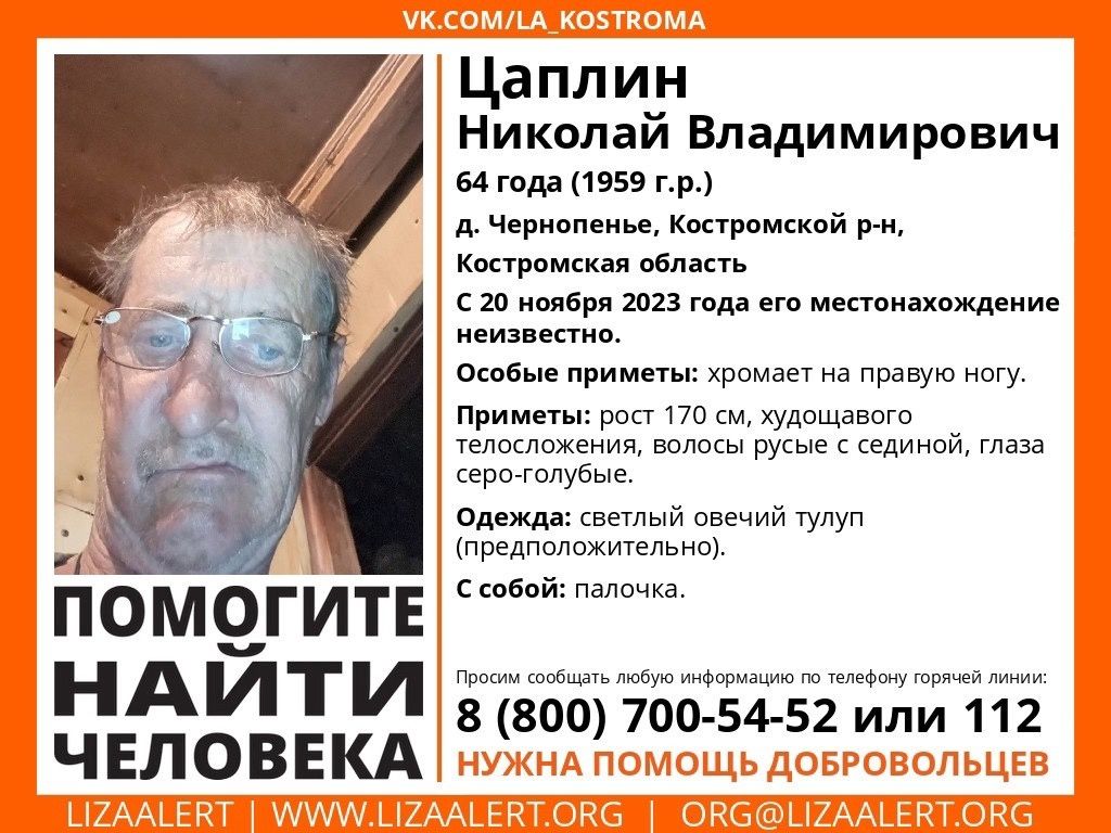 Ищут три дня: мужчина в тулупе бесследно исчез под Костромой