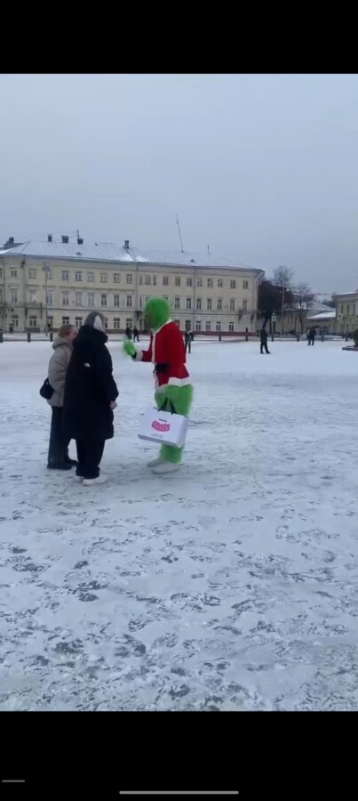 Похитителя Рождества увидели в центре Костромы