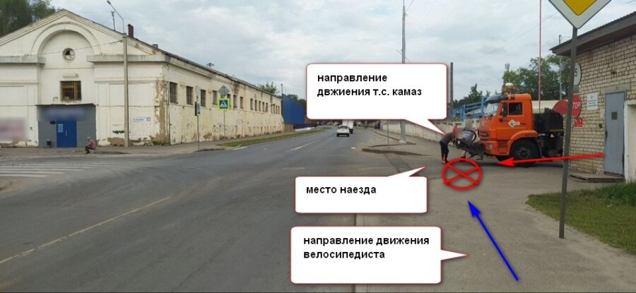 Спешащий костромич на КАМАЗе сбил юного велосипедиста