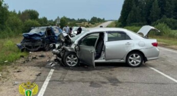 Водитель Renault Logan погибла во время страшной аварии на костромской трассе
