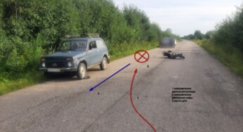 Костромич без шлема устроил самогонки за добавкой