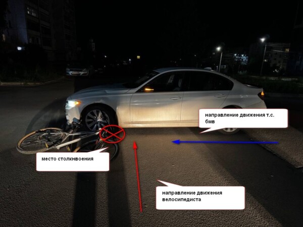 Ребенок на велосипеде стал виновником и жертвой ДТП в Костроме