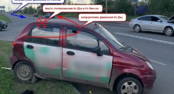 Костромич получил травмы во время аварии из-за невнимательности