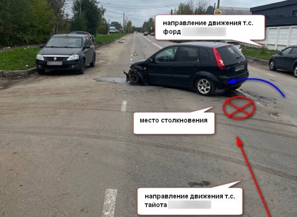 Поворот не туда привел костромичку к ДТП