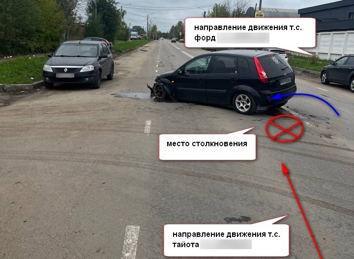 Поворот не туда привел костромичку к ДТП
