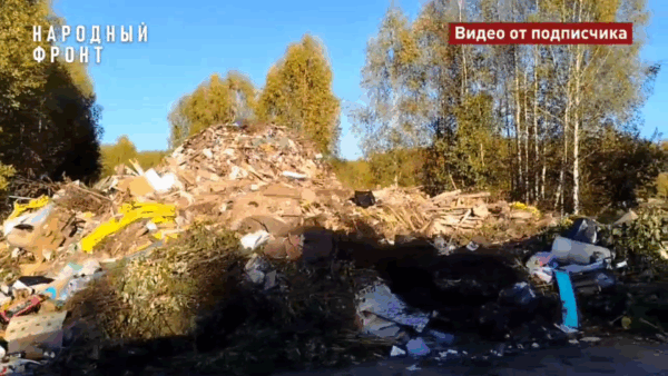 В Костромской области временная свалка превратилась в постоянную