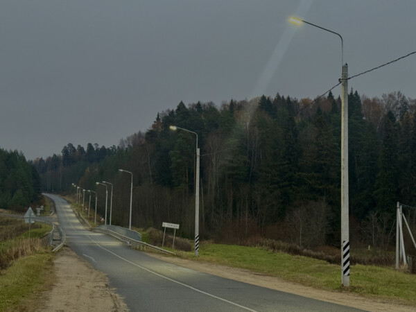 «Россети Центр» смонтировали систему наружного освещения в Красносельском районе Костромской области