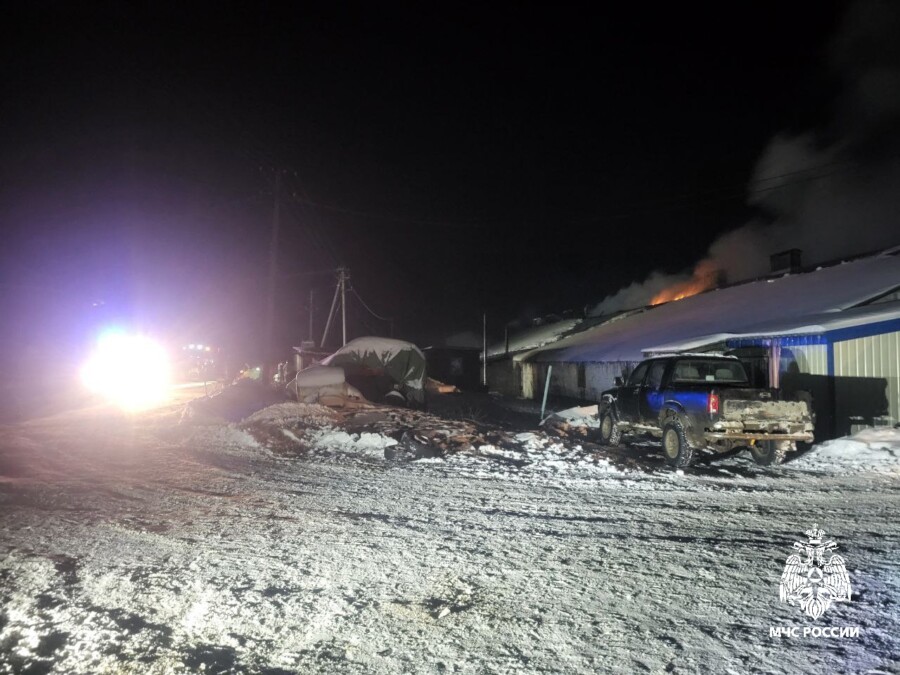 Пожарные спасли больше 100 коров под Костромой