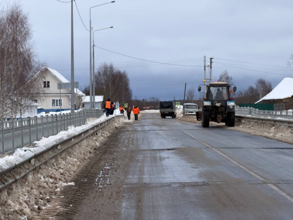 Мост в Костромской области расчистили после поездки губернатора, а не до