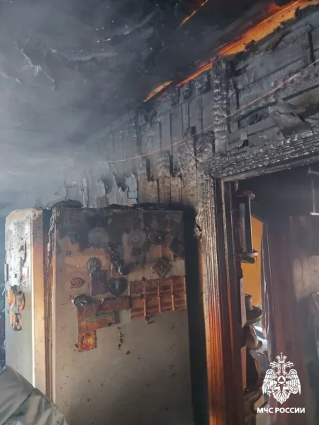 Холодильник закоптил дом костромской семьи