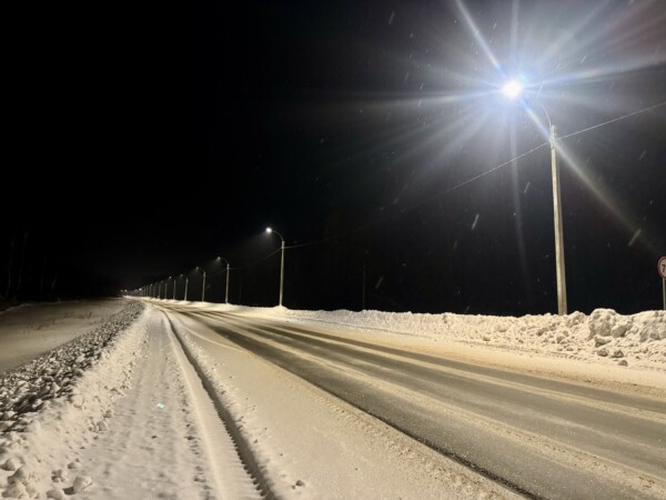 Костромские энергетики «Россети Центр» установили наружное освещение на опасном участке дороги в Красносельском районе