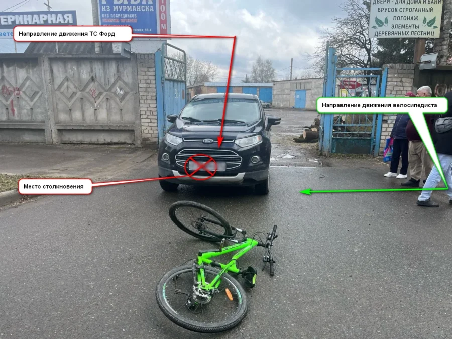 Школьника увезли в больницу после аварии в Костроме