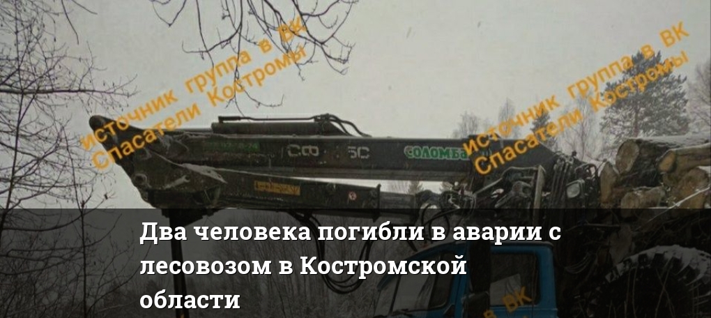 Два человека погибли в аварии с лесовозом в Костромской области ...